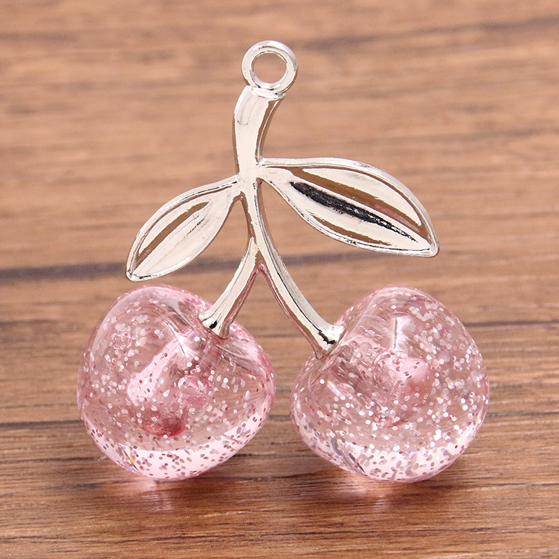 3:White and pink cherries