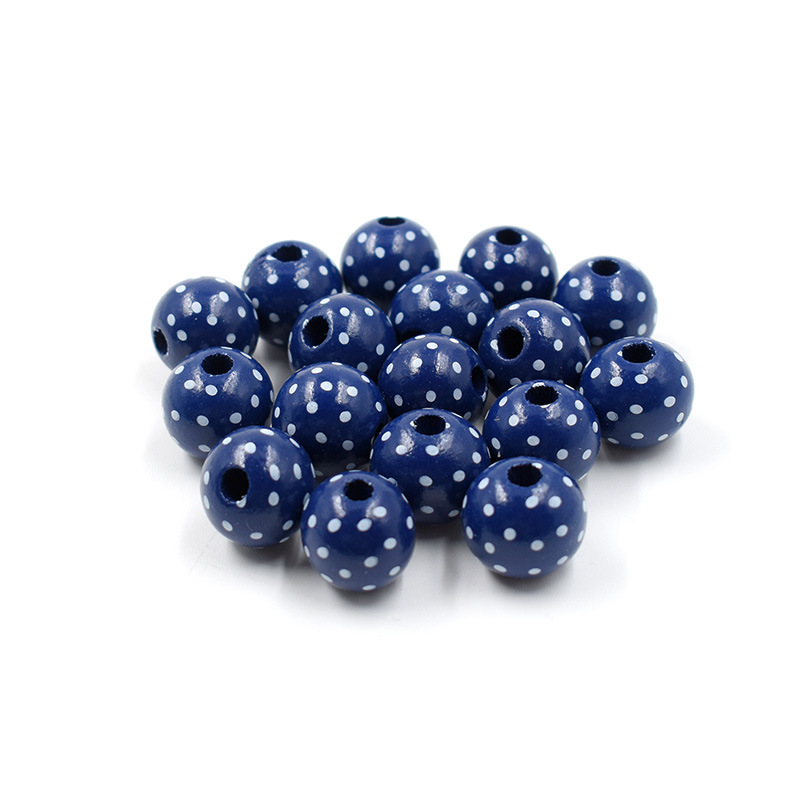 1:Blue background with white dots