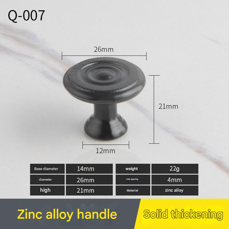 Q-007 single hole matte black