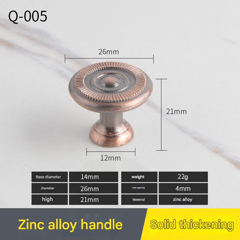 Q-005 single hole red antique