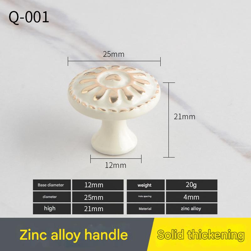 Q-001 single hole Ivory White