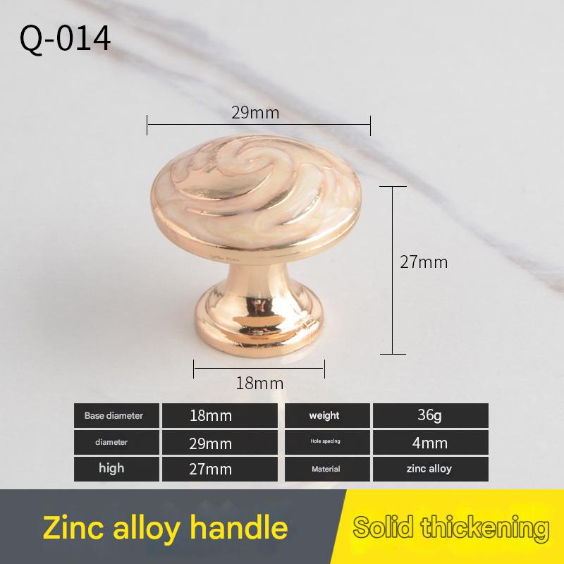 Q-014 single hole white amber