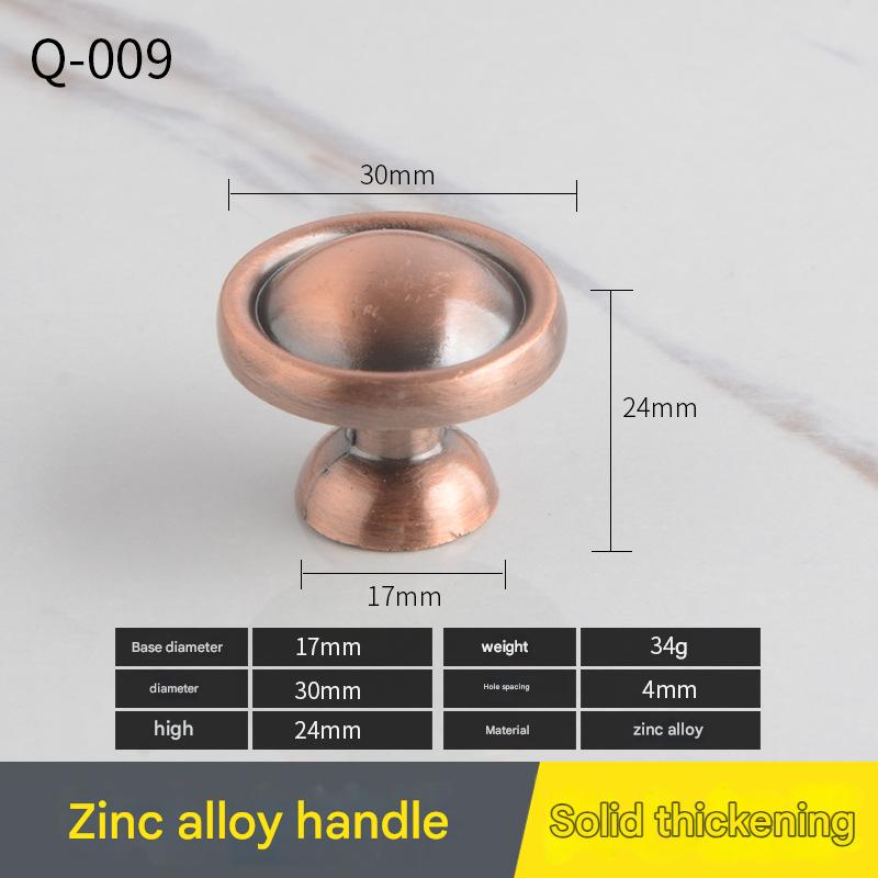 Q-009 single hole red antique