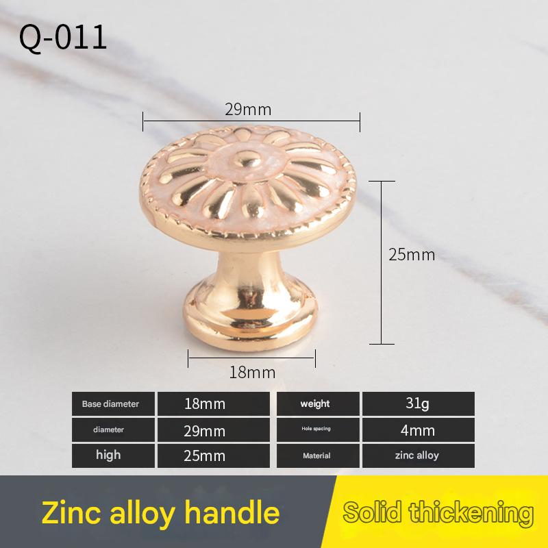 Q-011 single hole white amber