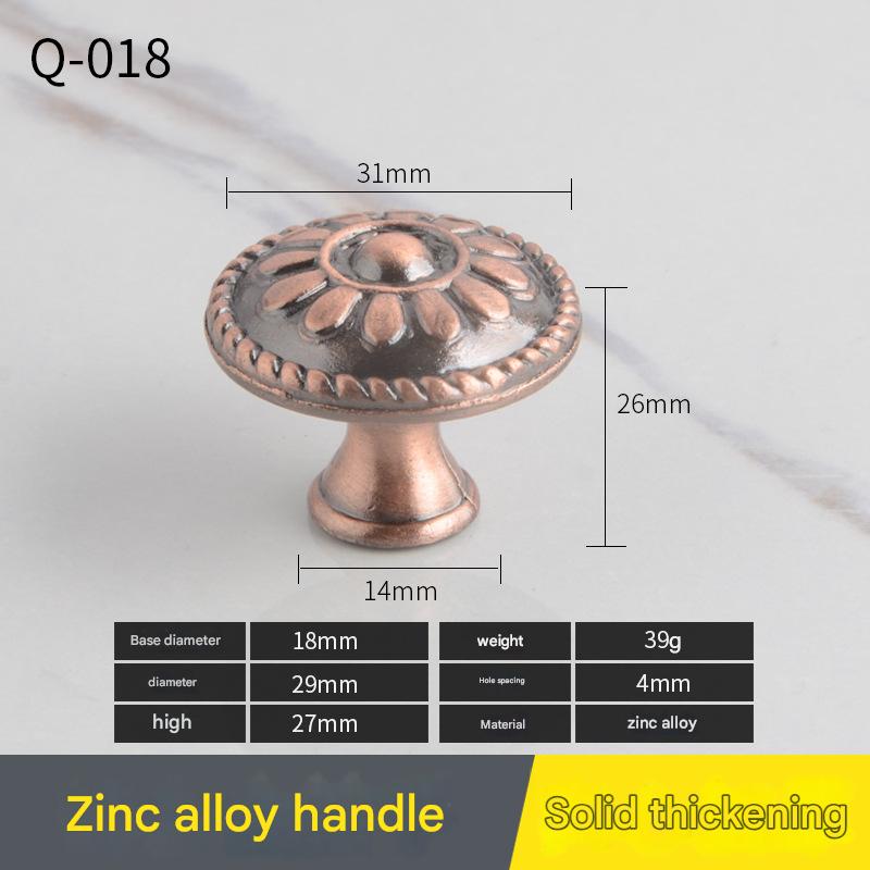 Q-018 single hole red bronze