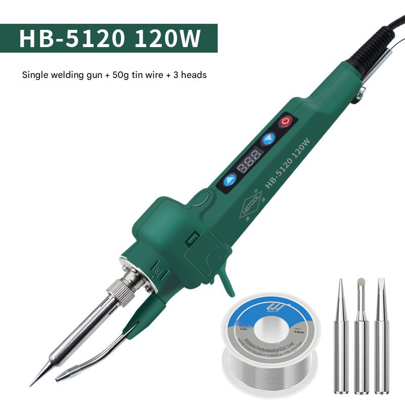5120 digital display electric tin delivery 120w soldering iron   3 heads   50 grams of tin