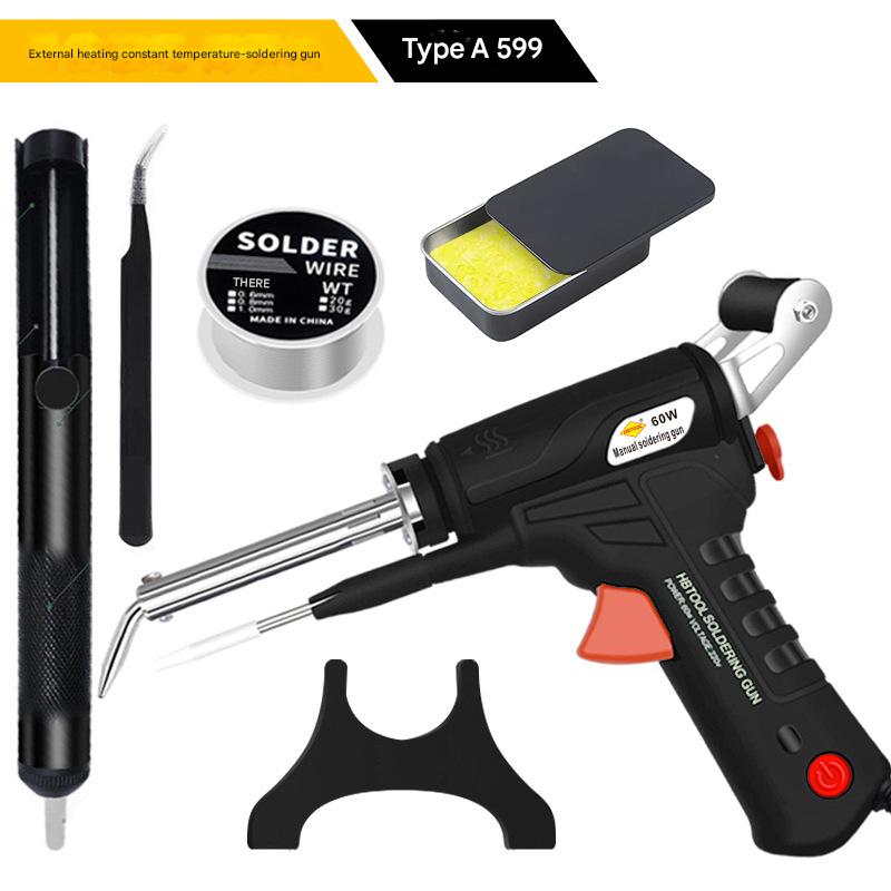 599a black   30g tin wire   curved tweezers   all black suction device   small sponge box