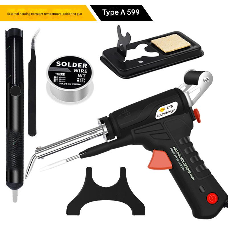 Black 599a (european regulations)   30 grams of tin wire   curved tweezers   all black suction device   ys stand