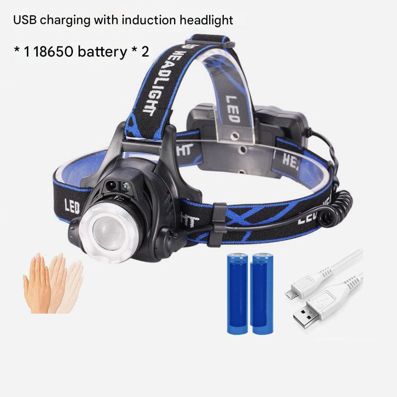 Suit I headlamp USB sensor  2*18650