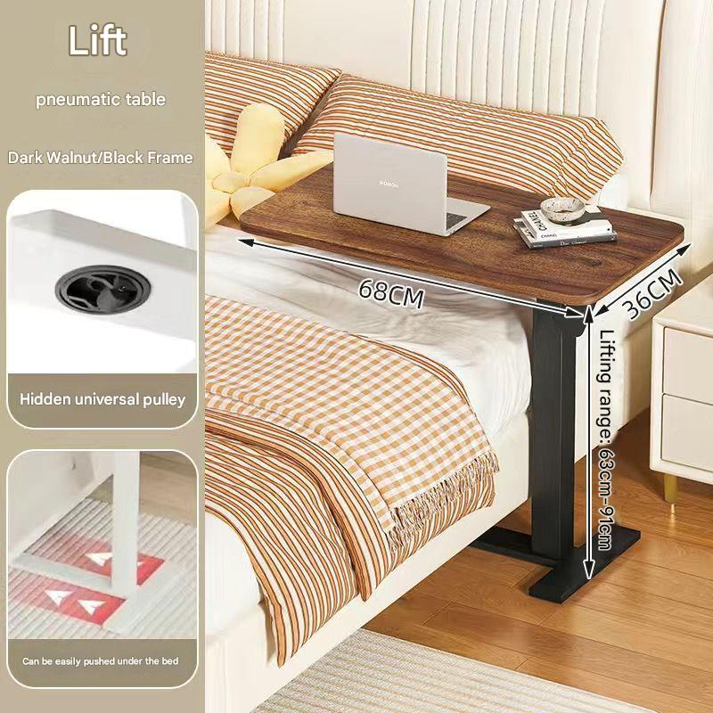 [pneumatic lifting] walnut color | upgraded hidden universal wheel |