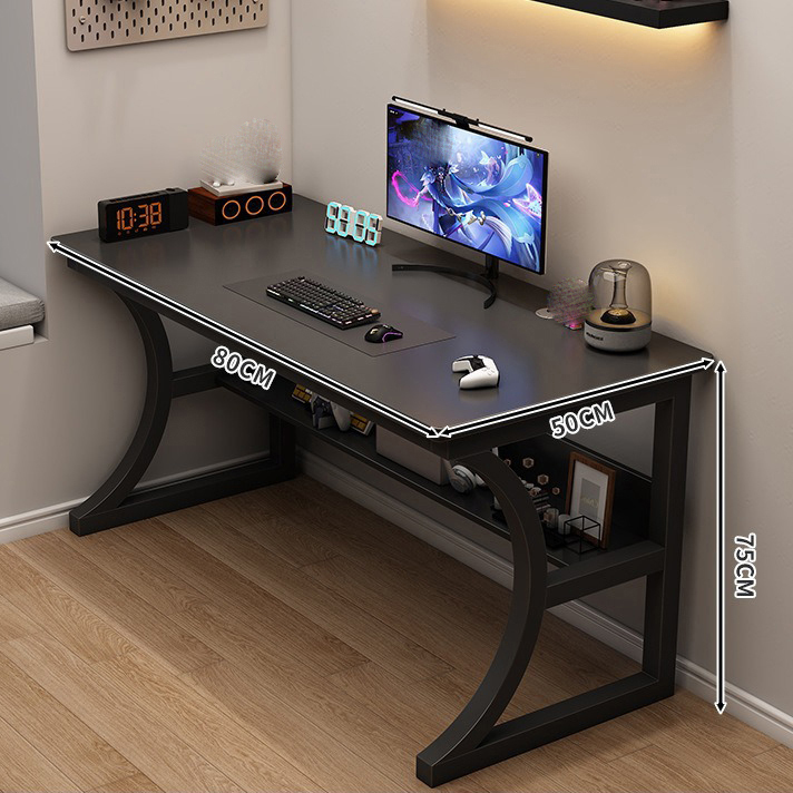 [storage rack under the table] 80*50cm/black carbon fiber surface