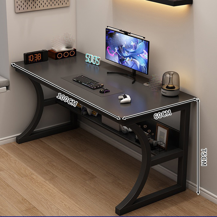 [storage rack under the table] 100*60cm/black carbon fiber surface