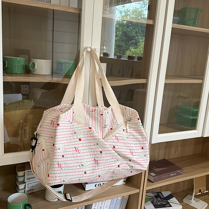 Pink and white strips