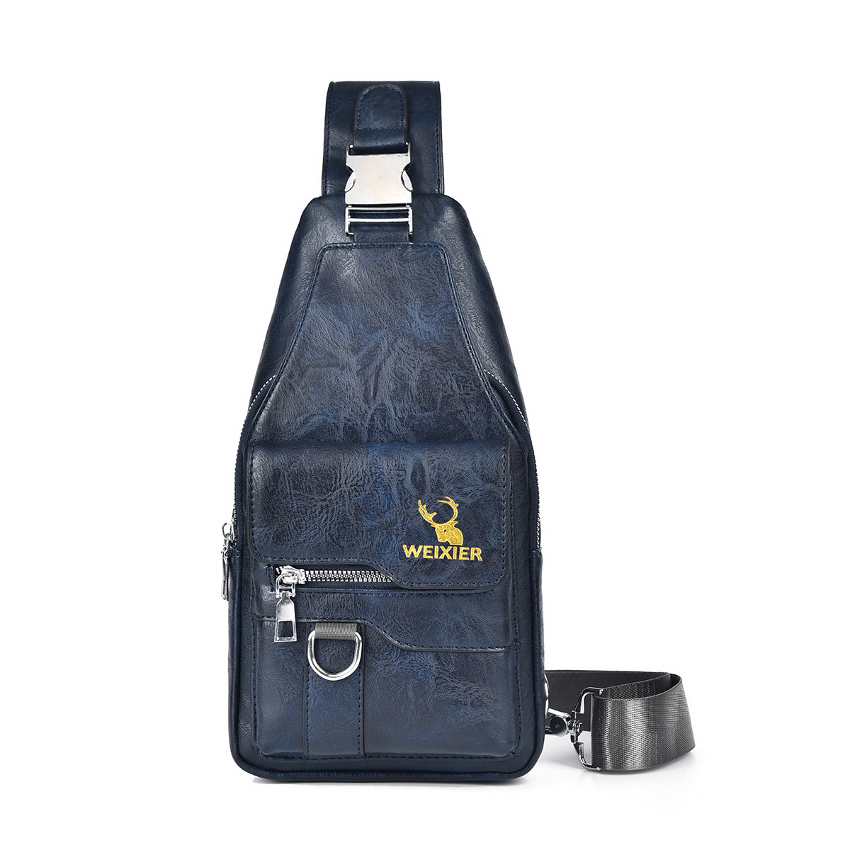 Blue cross-border weixier logo