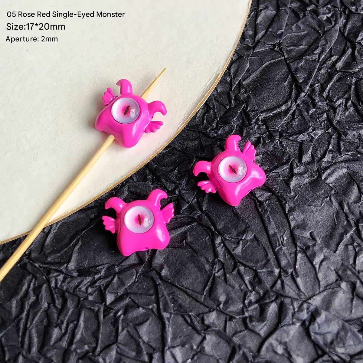 5:05/17x20mm/ rose pink one-eyed little monster (1)