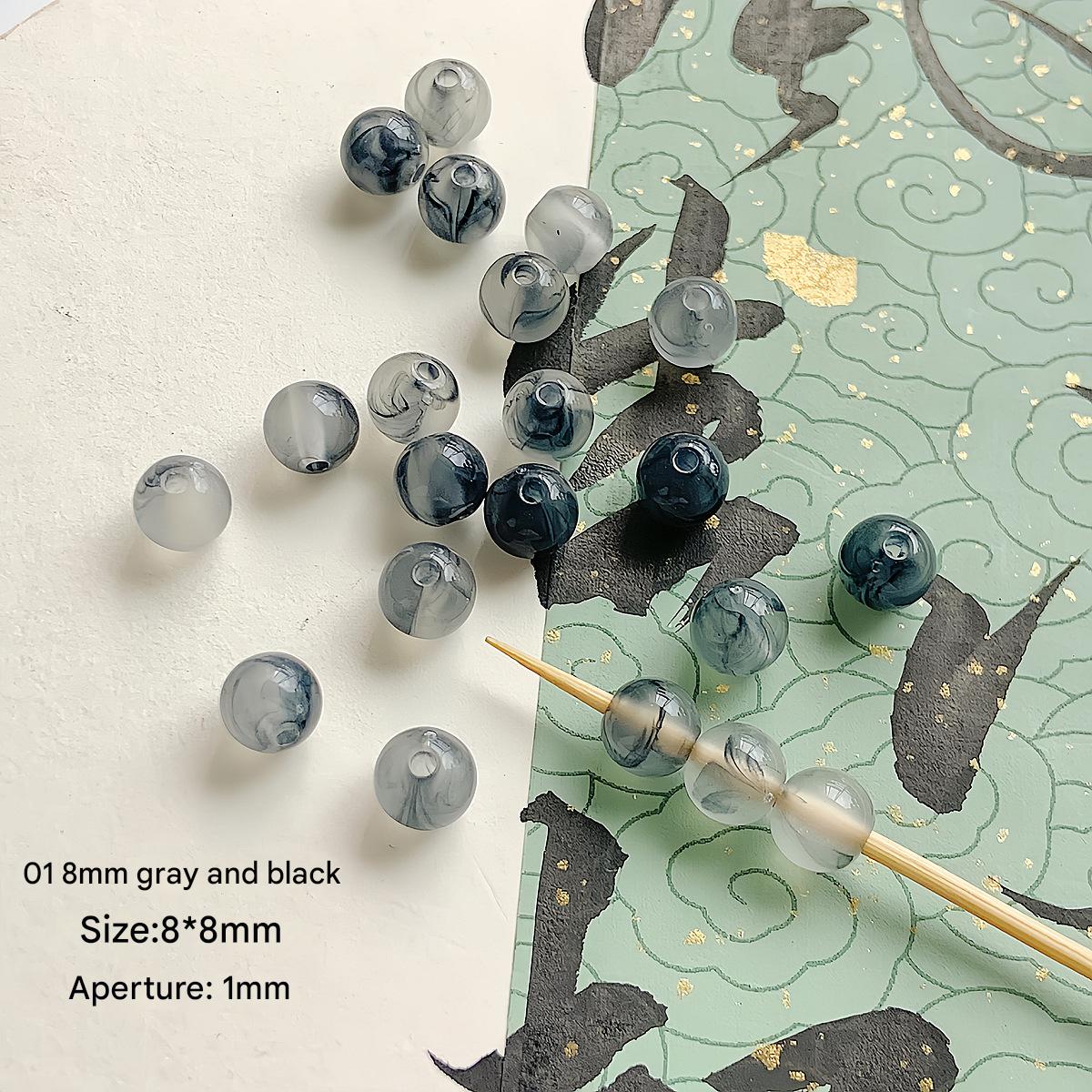 1:01 8mm gray Black (10pcs)