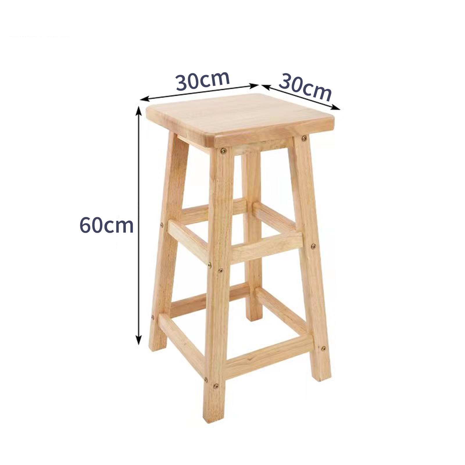 Square stool panel width 30CM high 60cm