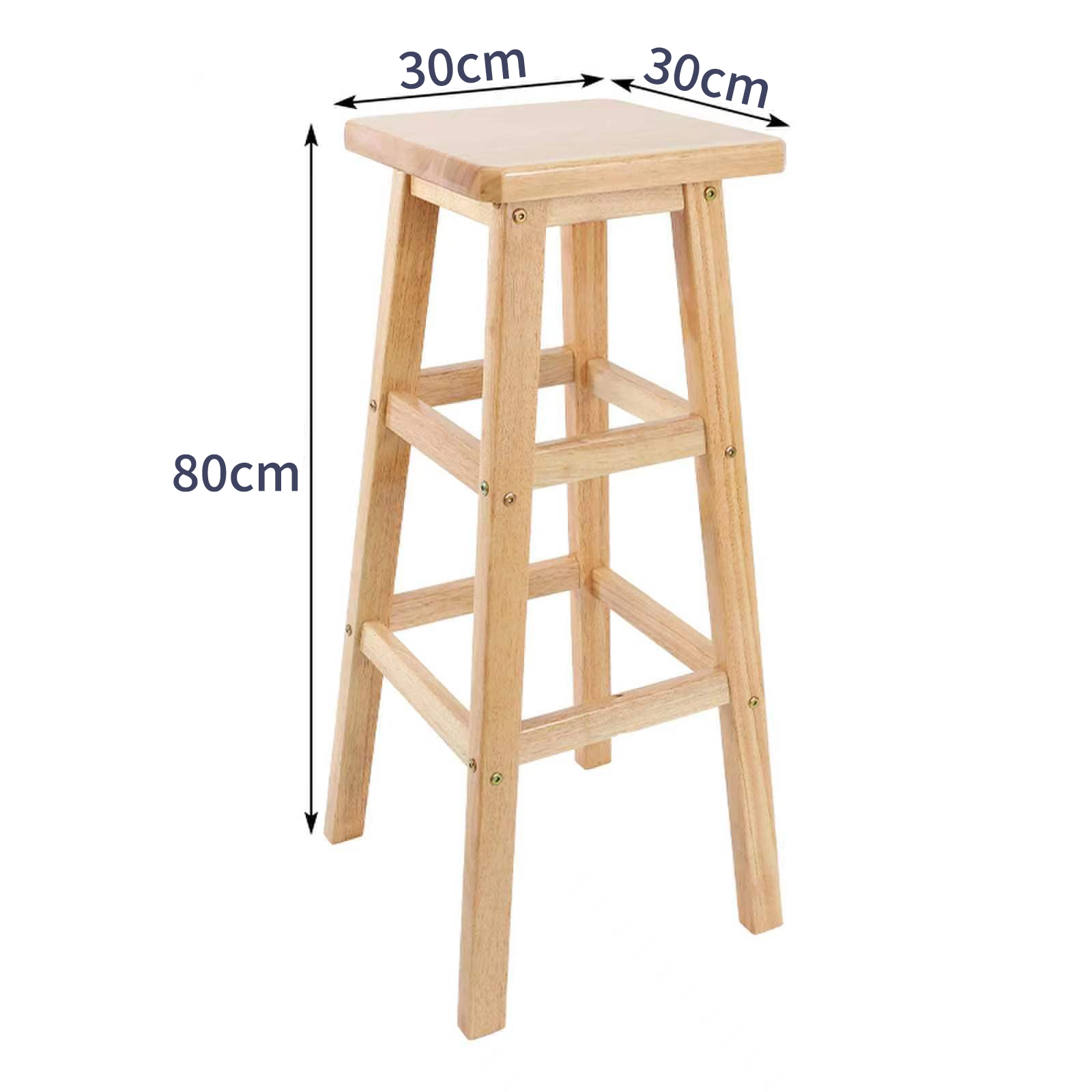 Square stool panel width 30CM high 80cm