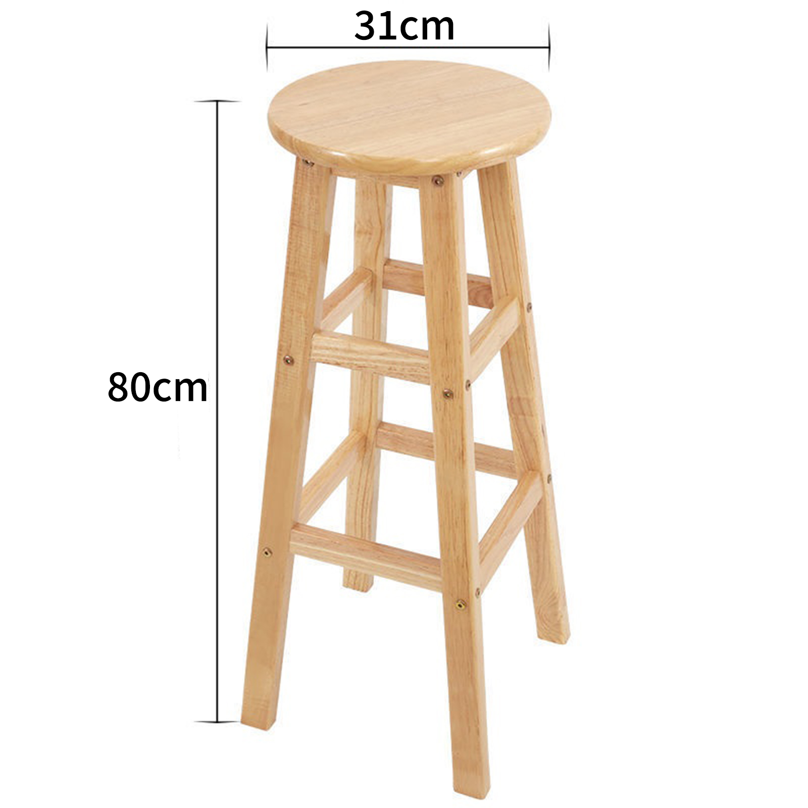 The stool panel is 31CM wide and 80cm high