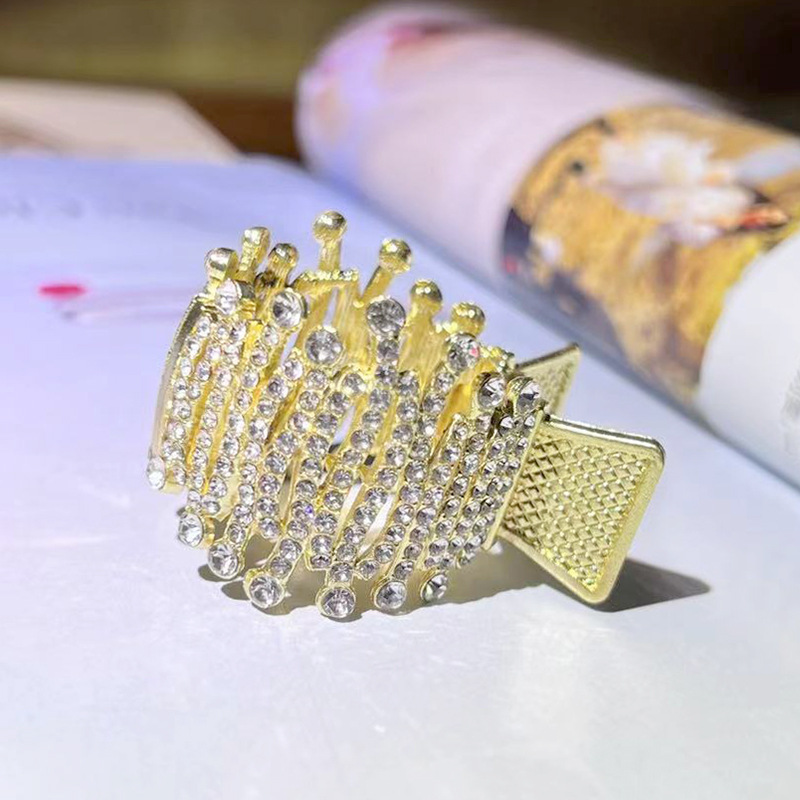 2:Gold Rhinestone