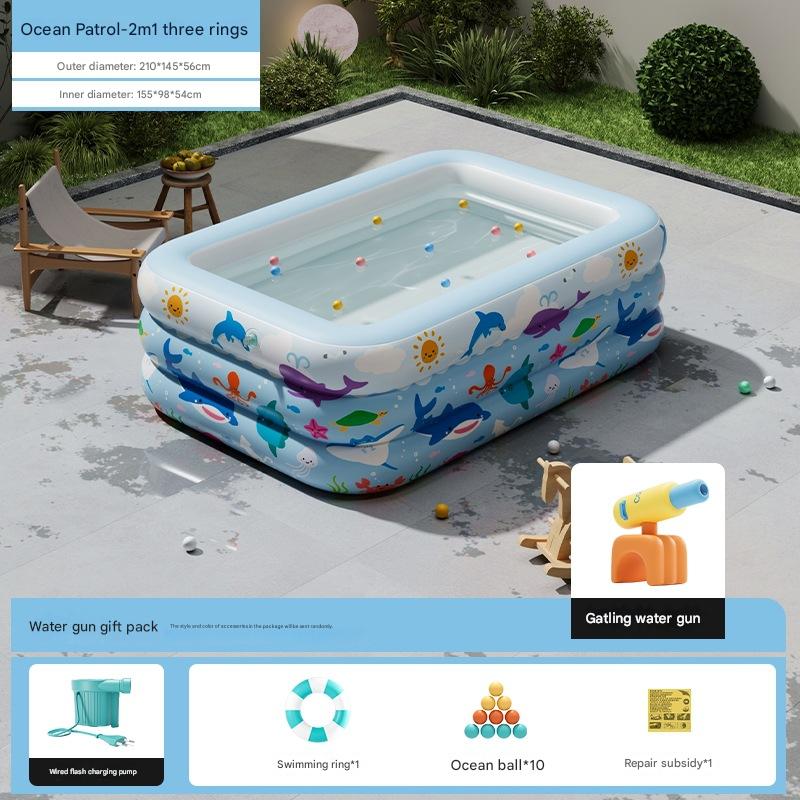 [Upgrade Thickened Bubble Bottom] 2.1 m Subsea A- Standard Gatling Water Gun