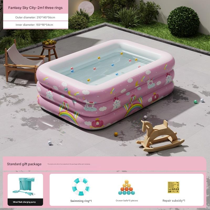 [Upgrade Thickened Bubble Bottom] 2.1 m Dream City-Standard Gift Pack