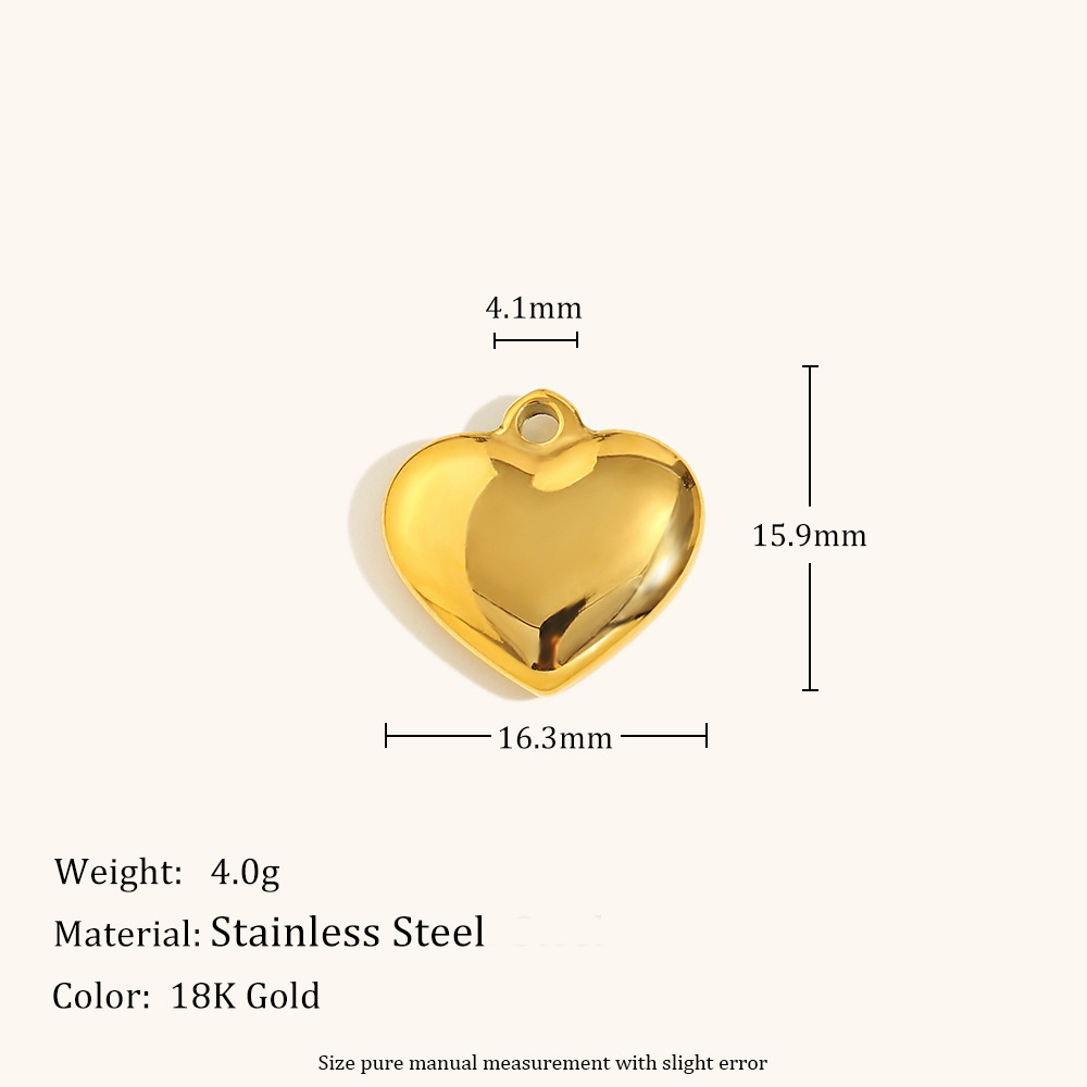 7:Love pendant-gold-medium