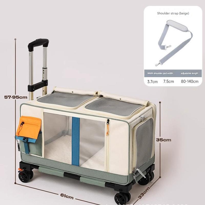 beige with shoulder strap