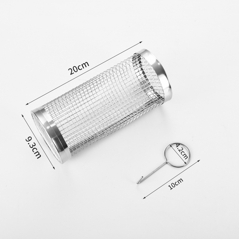 20*9.3cm#304 small barbecue cage [with hook and box]