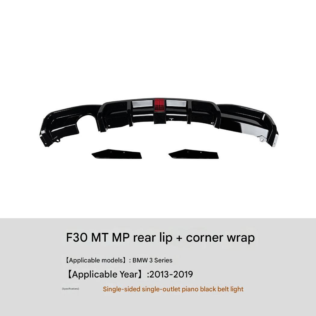 For left exhaust pipe with light