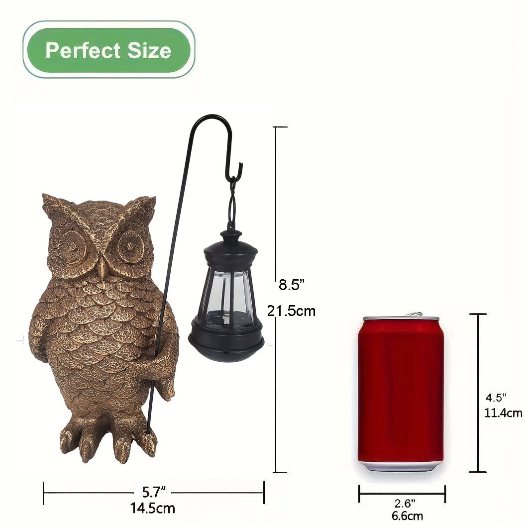 OWL Lantern Bronze