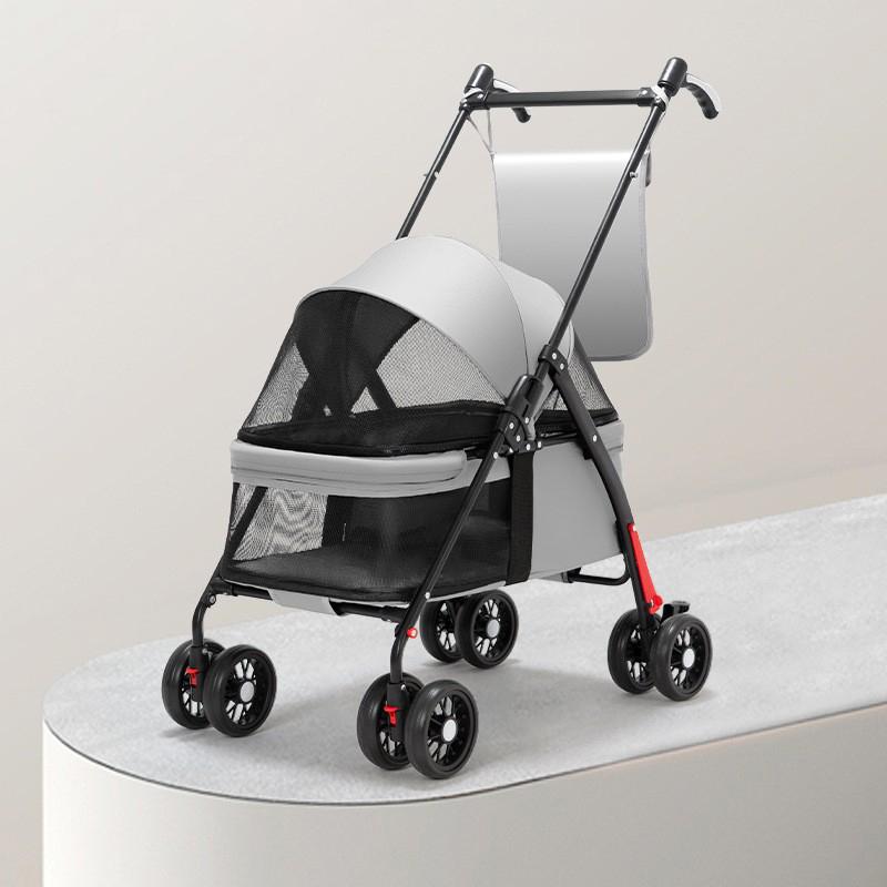 G809-gray   mummy bag (non-detachable basket)