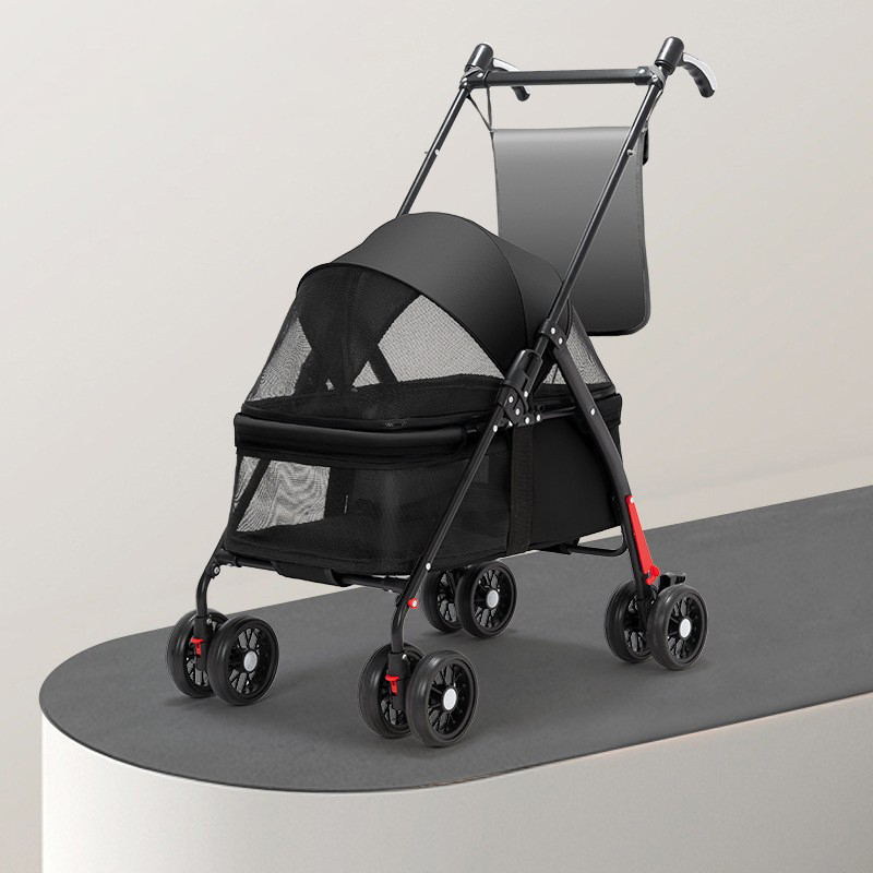 G809-black   mummy bag (non-detachable basket)