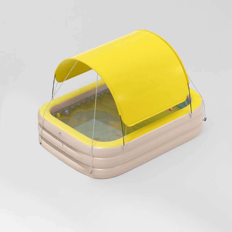 Yellow 2.1m triple   awning