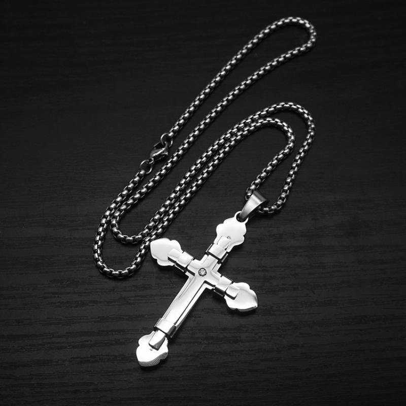 2:Steel color with 60cm square pearl chain