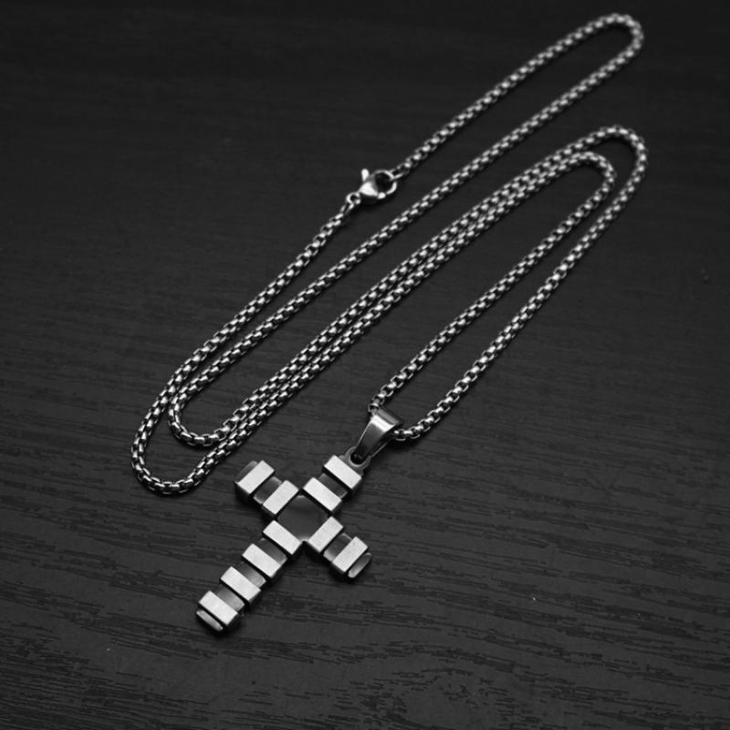 12:Black with 2mm55cm square pearl chain