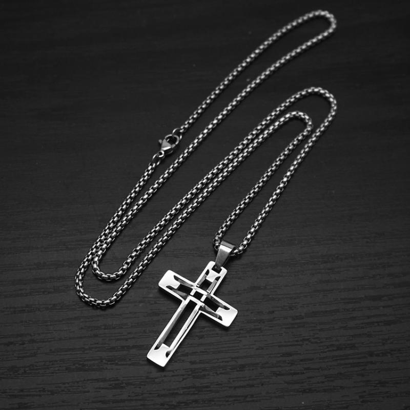 6:Steel color with 2mm55cm square pearl chain