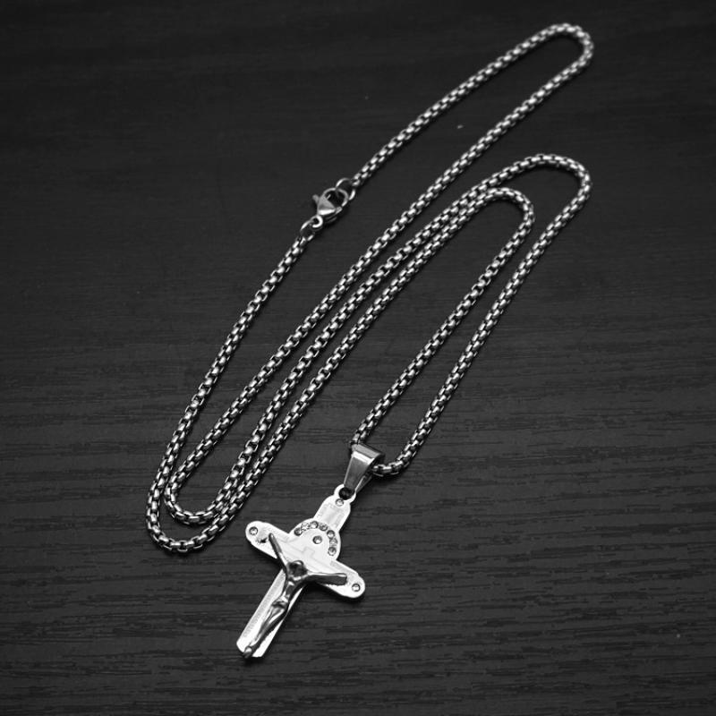 6:Steel color with 2mm55cm square pearl chain