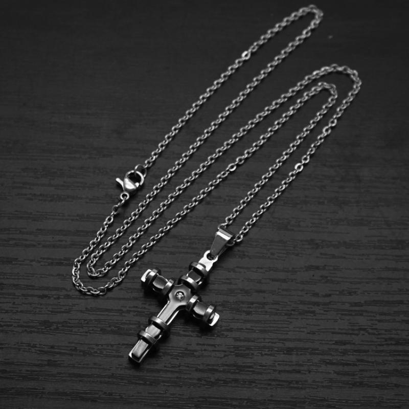 11:Black with 2mm50cmo chain