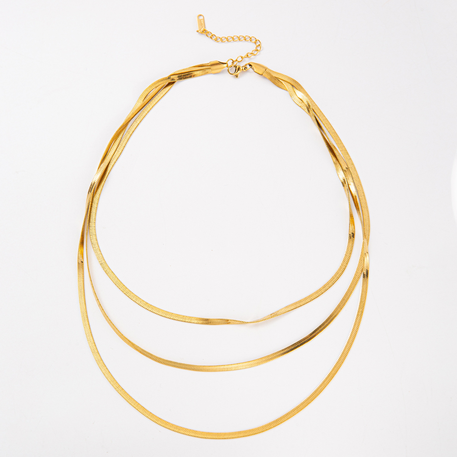 1:Gold three layers of stacking