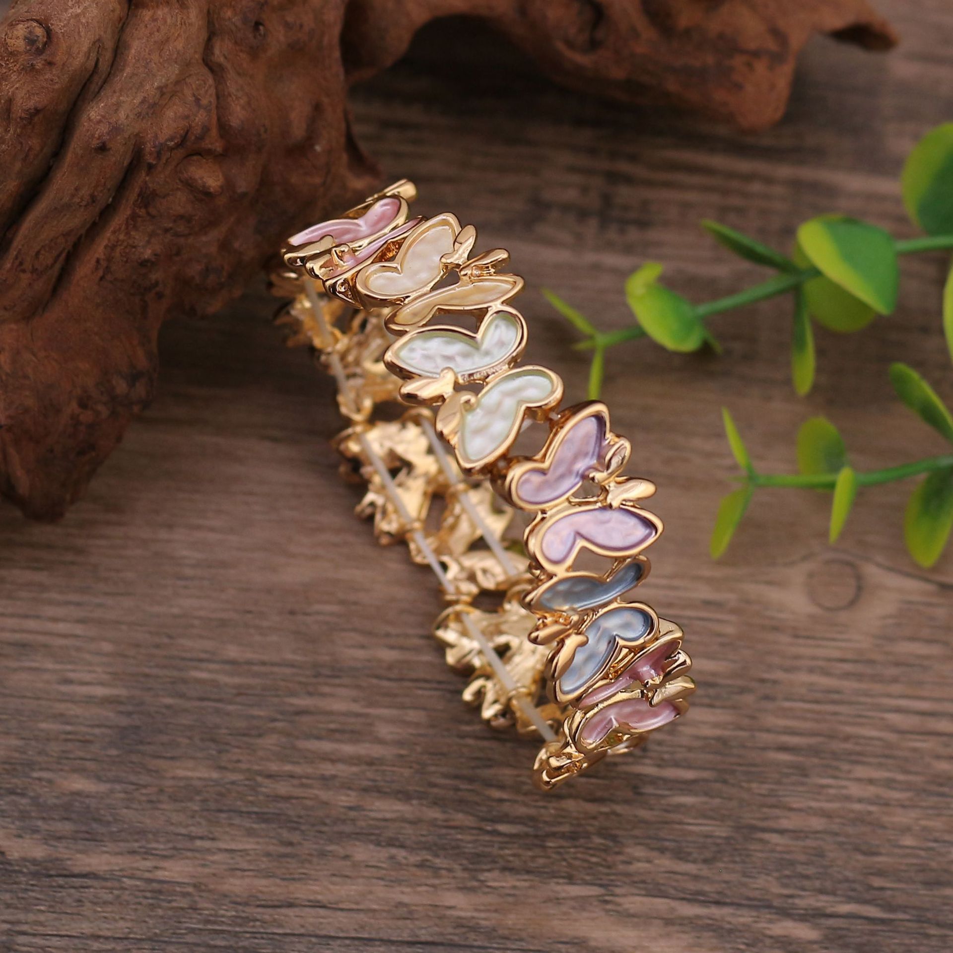 1:Spring Butterfly Bracelet-Gold