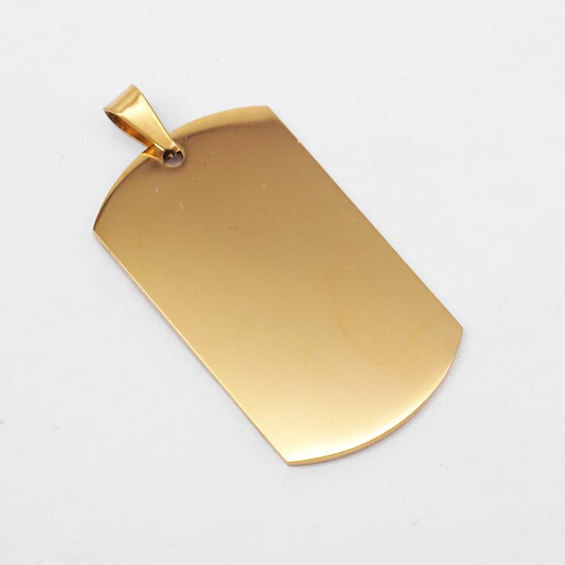 6:Square brand large gold without chain
