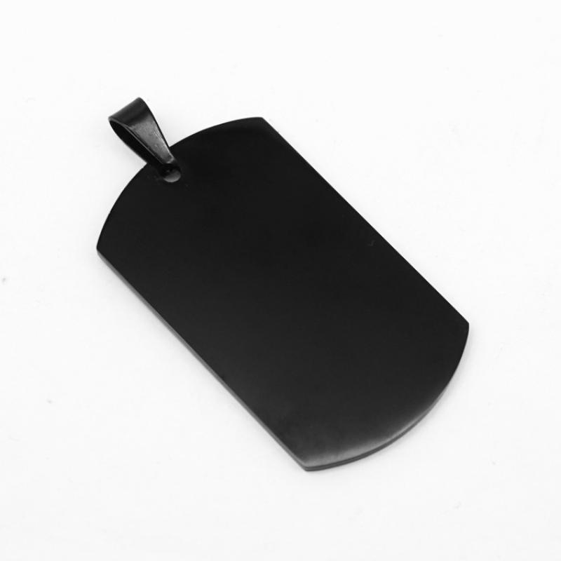 11:Square brand large black without chain