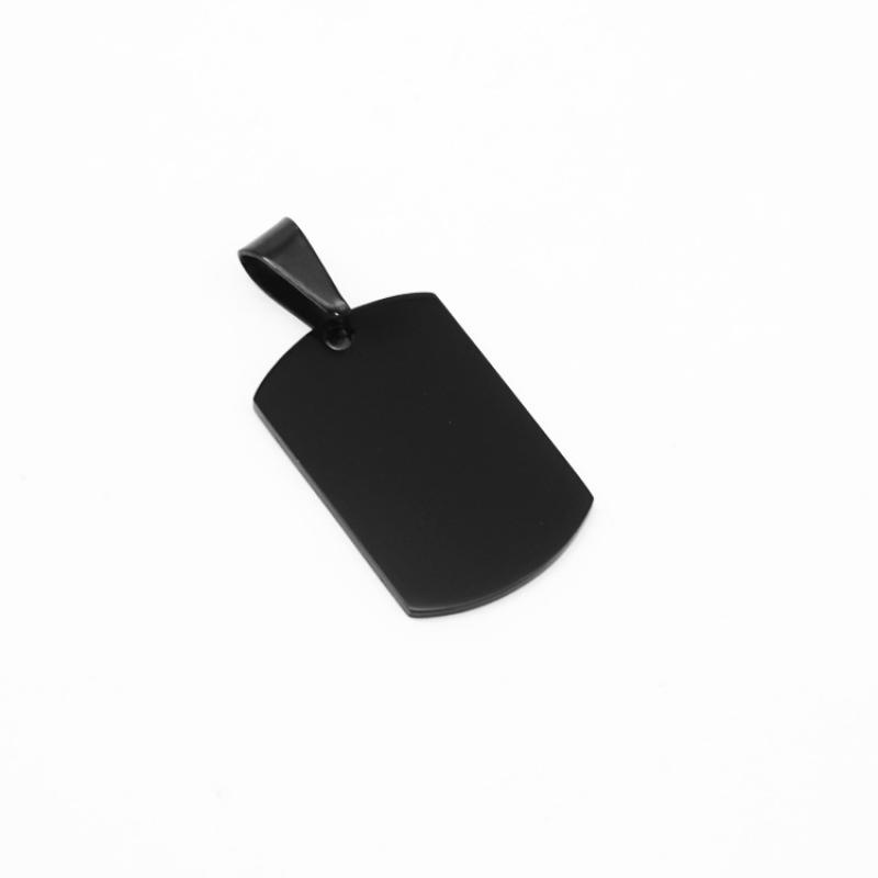 13:Square brand small black without chain