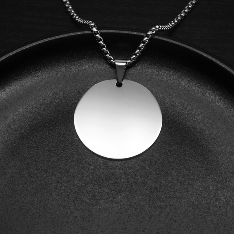 15:Round steel color without chain