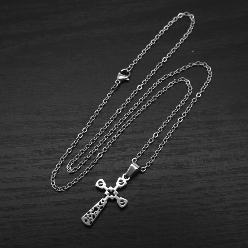 8:Type b steel color with 2mm50cmo chain