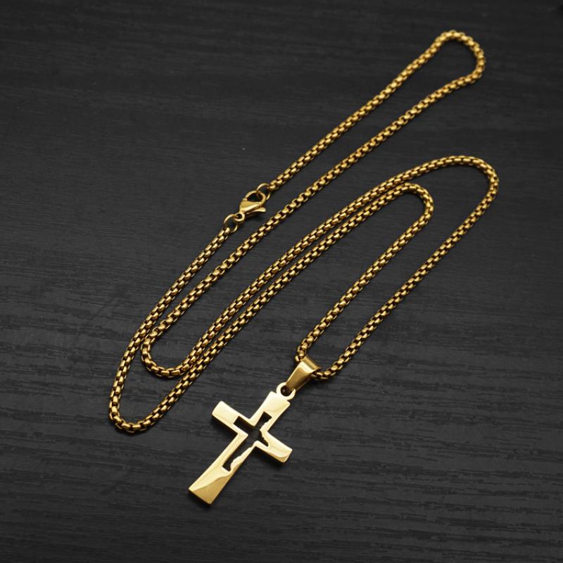 12:Model b gold with 2mm55cm square pearl chain