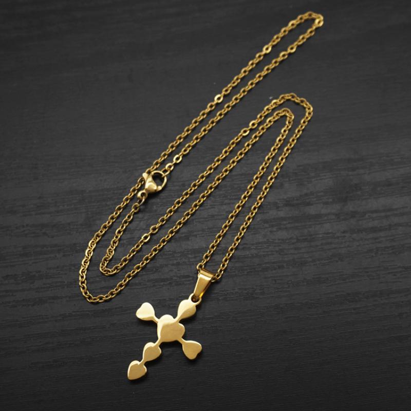 12:Model b gold with 2mm55cm square pearl chain
