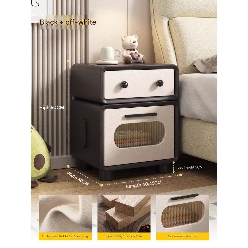 Black, off-white [domestic high-strength frame, all solid wood drawers]