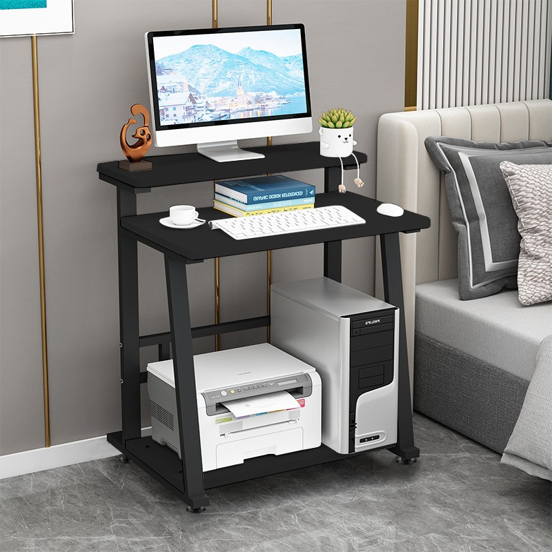 Blackstone double-layer study table 80*50  comes with free universal wheels